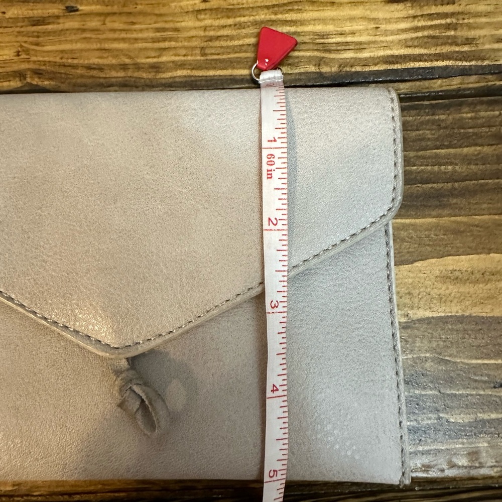 Anthropologie Thoma Clutch and Tote Bag, Light Sand - Picture 12 of 12